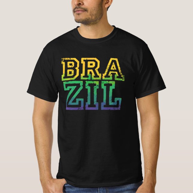 T-shirt Brazil World Cup Soccer (Devant)