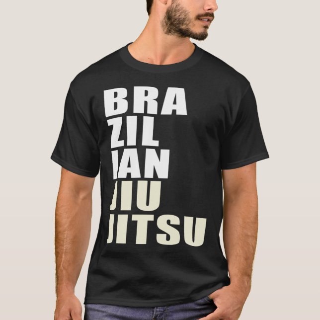 T-shirt Brazilian Jiu Jitsu BJJ and Grappling  1 (Devant)
