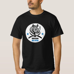 T-shirt Brazilian Jiu Jitsu Rhino BJJ Fighter