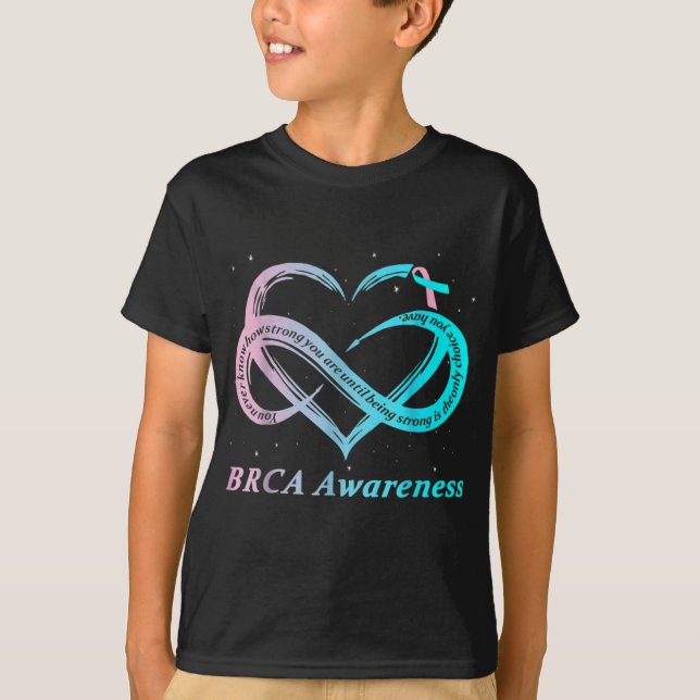 T-shirt Brca Warrior Im Fine Breast Cancer Awareness  (Devant)