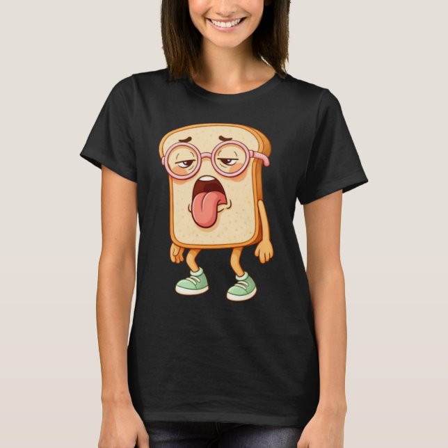 T-shirt Bread Tony Tired Mood – Funny BreadT-Shirt (Devant)