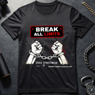 T-shirt Break All Limits | T-shirt de motivation p