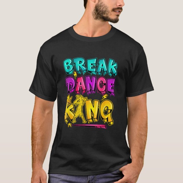 T-shirt Break Dance Chemise Hip hop B Boy Breakdancing TSh (Devant)