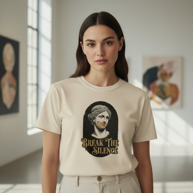 T-shirt Break the Silence Motivational  (Créateur téléchargé)