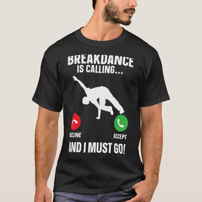 T-shirt Breakdance Breakdance Danseur Hip hop Danse B-Boy  (Devant)