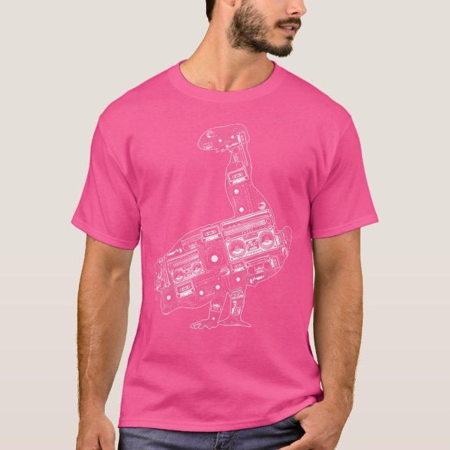 T-shirt Breakdance Sillhouette Street Dance Breakdance Gif (Devant)