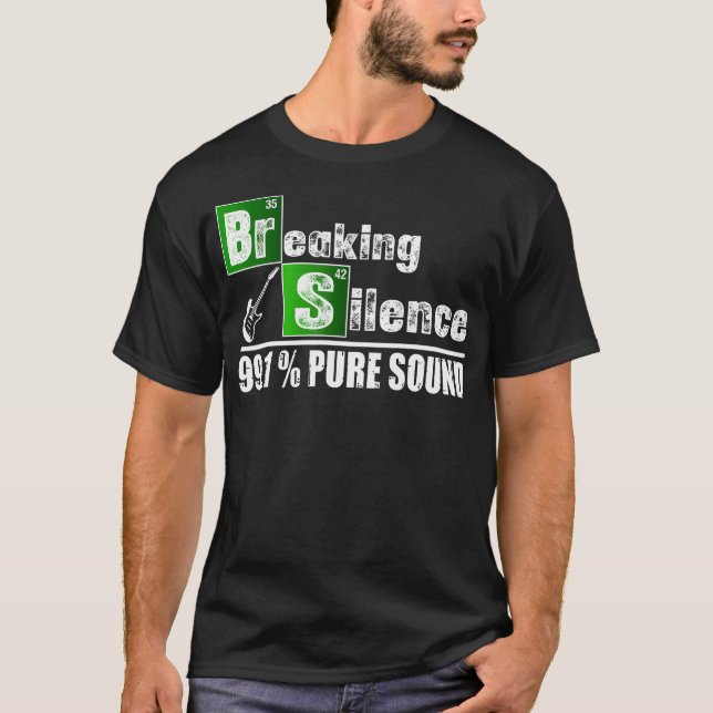 T-shirt Breaking Silence Électrique (Devant)