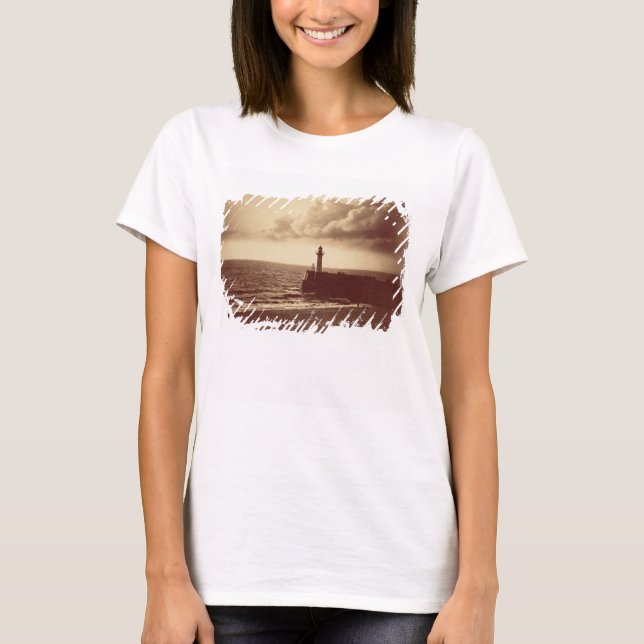 T-shirt Breakwater at Sete, c.1855 (tirage albumen d'un c (Devant)