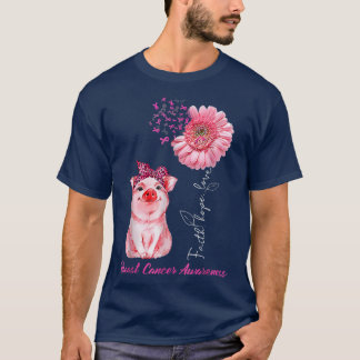 T-shirt Breast Cancer Awareness Costume Daisy Ribbon Gift