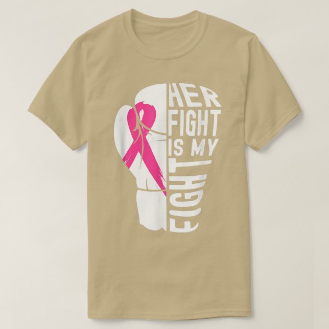 T-shirt Breast Cancer Awareness Husband Support Squad  (Design devant)