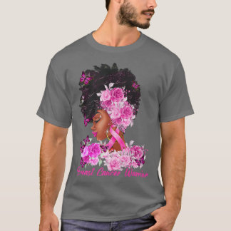 T-shirt Breast Cancer Awareness Month Warrior Melanin Wome