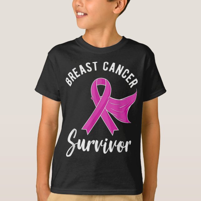 T-shirt Breast Cancer Awareness Women Survivor Nk  (Devant)