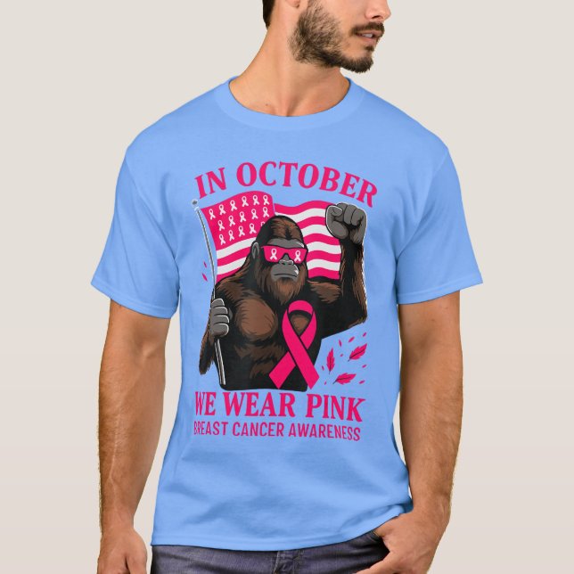 T-shirt Breast Cancer Halloween in October We Wear Pink gi (Devant)