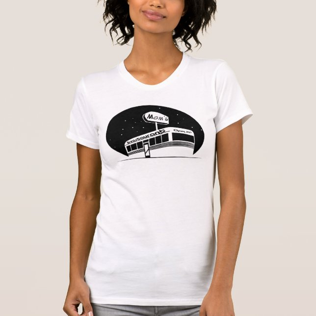 T-shirt Breastaurant de la maman (Devant)