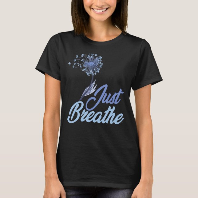T-shirt Breathe Dandelion Fleur sauvage nature botanique (Devant)