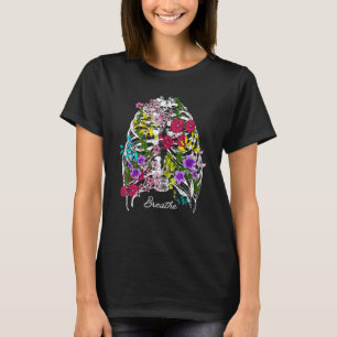 T-shirt Breathe Rebellient Gardener Flower Ribcage Gardeni