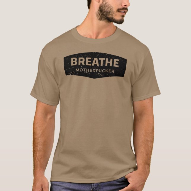T-shirt BREATHE retro (Devant)