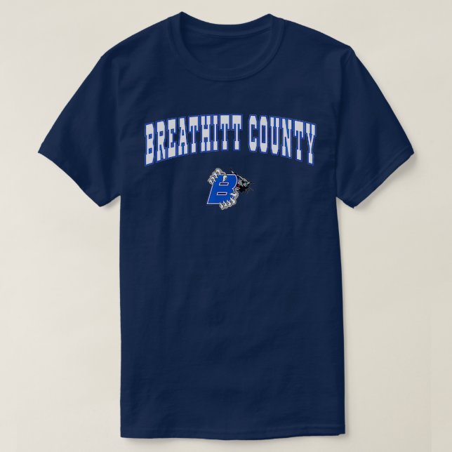 T-shirt Breathitt County High School Bobcats (Design devant)