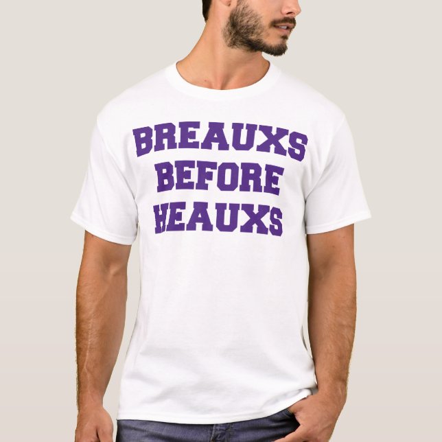 T-shirt "BREAUXS chemise AVANT HEAUXS" (Devant)