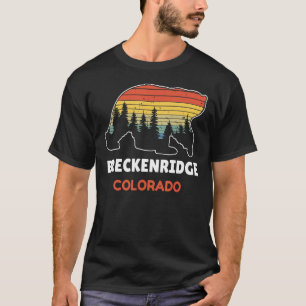 T-shirt Breckenridge Colorado Breck Bear Retro Randonnée M