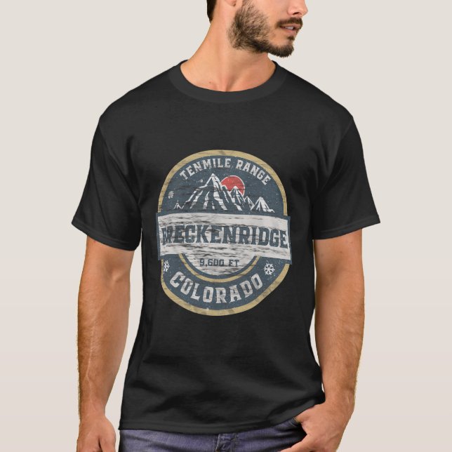 T-shirt Breckenridge Colorado Tenmile Range Rocky Mountain (Devant)