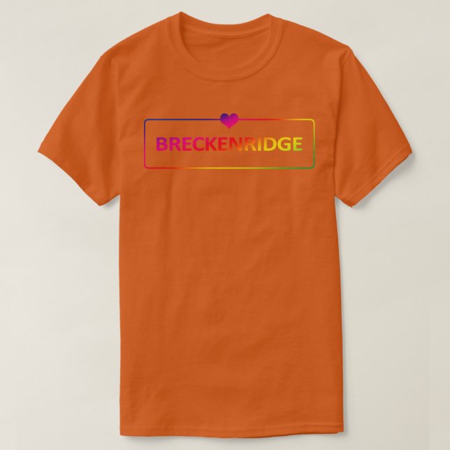 T-shirt Breckenridge Colorado USA (Design devant)