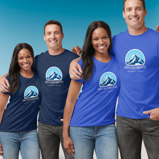 T-shirt Breckenridge Colorado vacances station de ski (Créateur téléchargé)