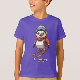 T-shirt Breckenridge Ski Pingouin