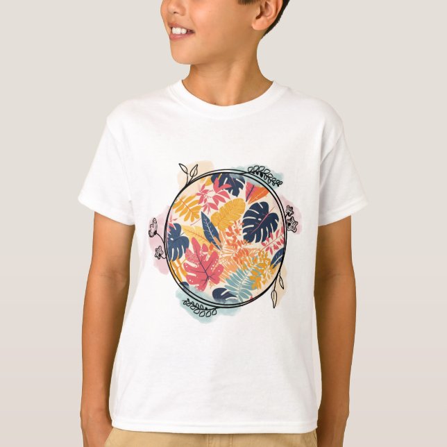 T-shirt Breeze botanique (Devant)