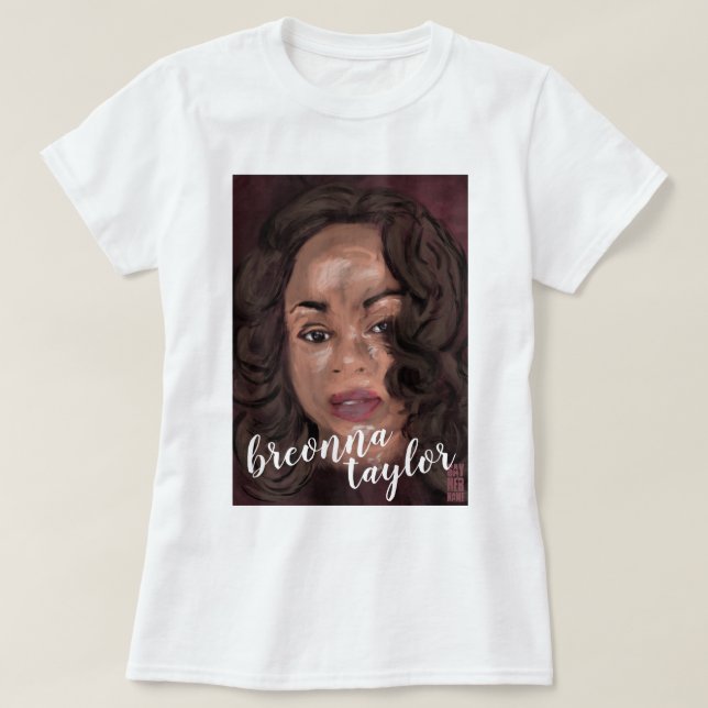 T-shirt breonna taylor DIRE SON NOM (Design devant)