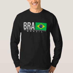 T-shirt Brésil Brasil Drapeau Brésil Code Pays Bra Sport