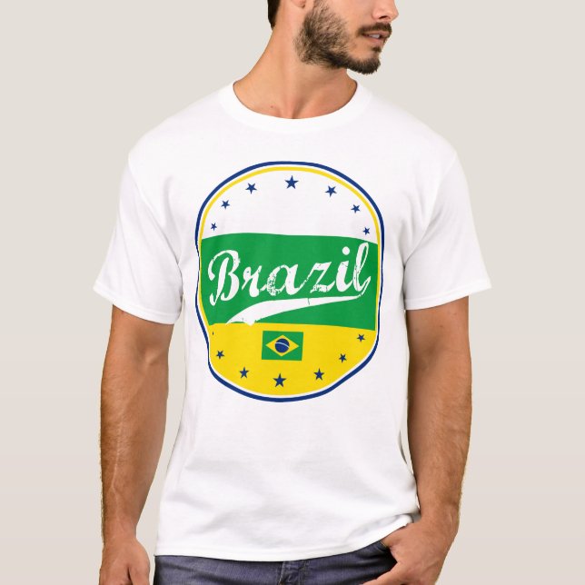 T-shirt Brésil, Brésil (Devant)