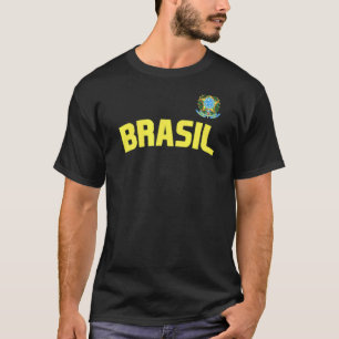 T-shirt Brésil Brésil Pride Brésil Drapeau international C