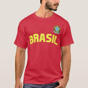 T-shirt Brésil Brésil Pride Brésil Drapeau international C