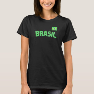 T-shirt Brésil Brésil Pride Brésil Drapeau international C