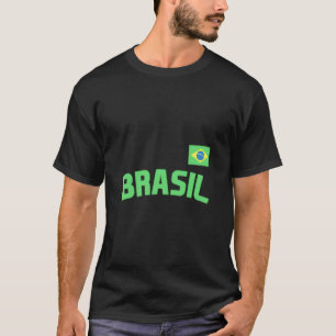 T-shirt Brésil Brésil Pride Brésil Drapeau international C