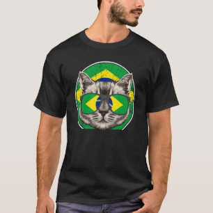 T-shirt Brésil Chat Brésil Brésil Brésil