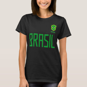 T-shirt Brésil Chemise Femmes Hommes Enfants Brasil Drapea
