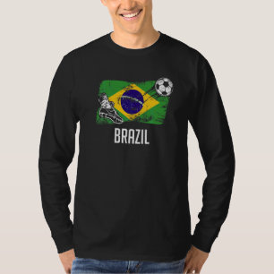T-shirt Brésil Drapeau Jersey Brésil équipe de football br