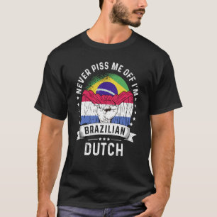 T-shirt Brésil Drapeau Pays-Bas Humour de la fierté citoye