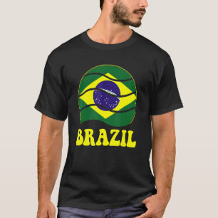 T-shirt Brésil Drapeau Vintage patriotique Pride brésilien