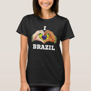 T-shirt Brésil Femmes Hommes Drapeau Brésilien Patriotique