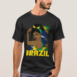 T-shirt Brésil fille Brésil fille Chica Brasil