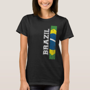 T-shirt Brésil Heritage Pride Pays Soutien Brésil Fl