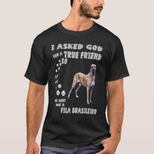 T-shirt Brésil Mastiff Chien Maman Papa Costume Fila Brasi