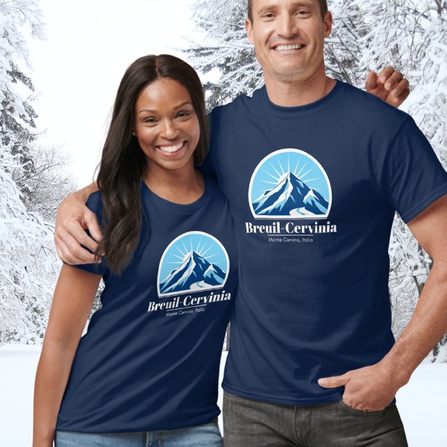 T-shirt Breuil-Cervinia Monte Cervino en italie (Créateur téléchargé)