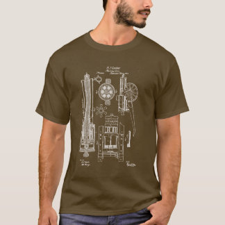 T-shirt Brevet des USA d'arme à feu de Gatling