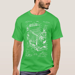 T-shirt brevet vintage de caméra obscura
