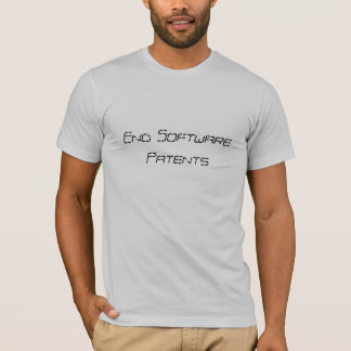 T-shirt Brevets de logiciel d'extrémité