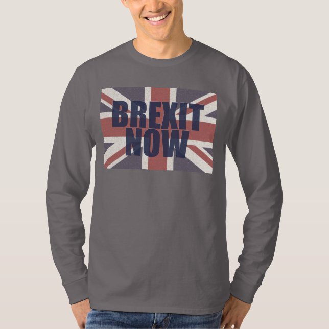 T-shirt Brexit maintenant (Devant)